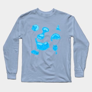 Water cat family! Long Sleeve T-Shirt